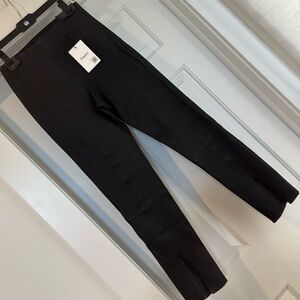 Theory Slit Legging Leather Pants - NWT - Sz 4